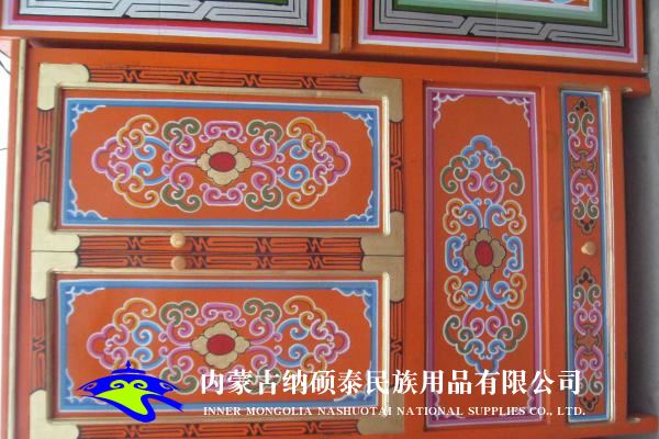 實木蒙古包內(nèi)飾