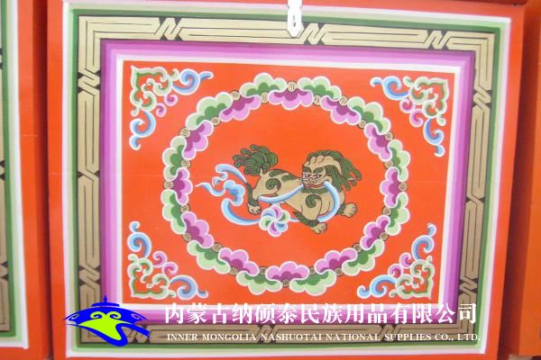 實木蒙古包內(nèi)飾