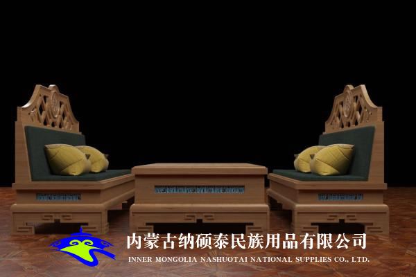 實木蒙古包內(nèi)飾