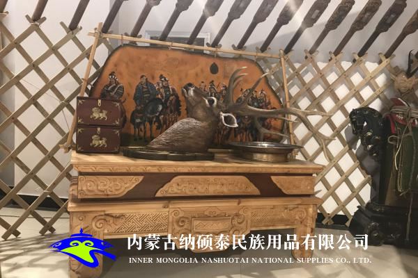 實木蒙古包內(nèi)飾