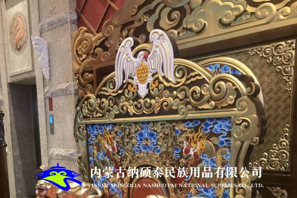 實木蒙古包內(nèi)飾