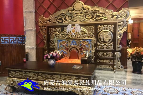 實木蒙古包內(nèi)飾