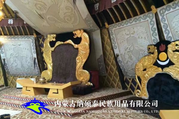 實木蒙古包內(nèi)飾