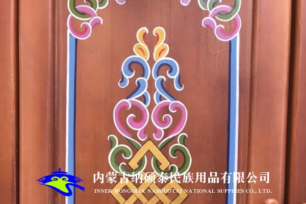 實木蒙古包內(nèi)飾