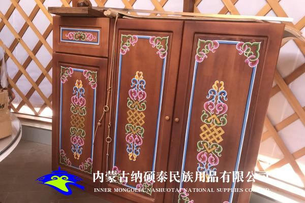 實木蒙古包內(nèi)飾