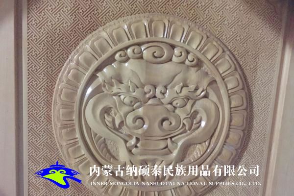 實(shí)木蒙古包內(nèi)飾