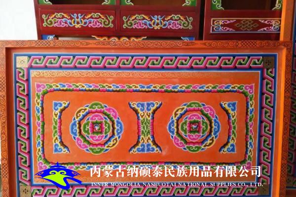 實木蒙古包內(nèi)飾