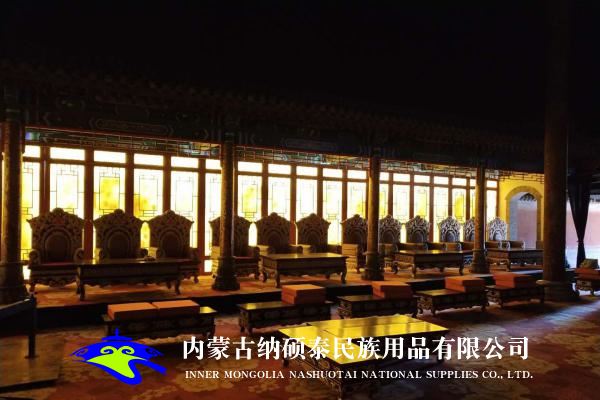 實木蒙古包內(nèi)飾