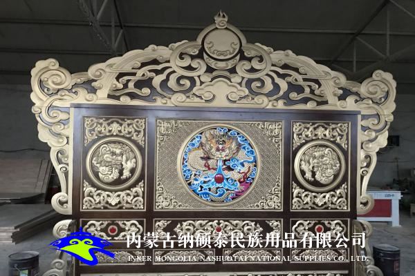 實木蒙古包內(nèi)飾