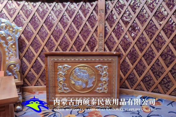 實木蒙古包內(nèi)飾