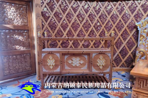 實木蒙古包內(nèi)飾