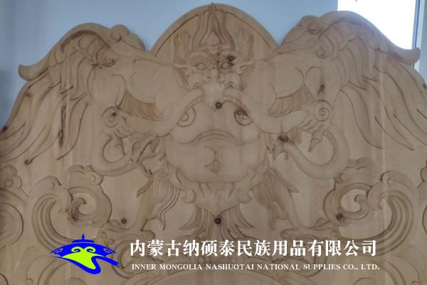 實(shí)木蒙古包內(nèi)飾