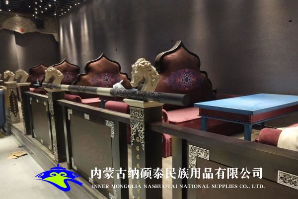 實木蒙古包內(nèi)飾